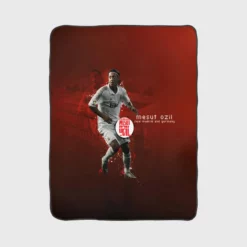 Mesut Ozil Copa de la Liga Soccer Player Fleece Blanket 1