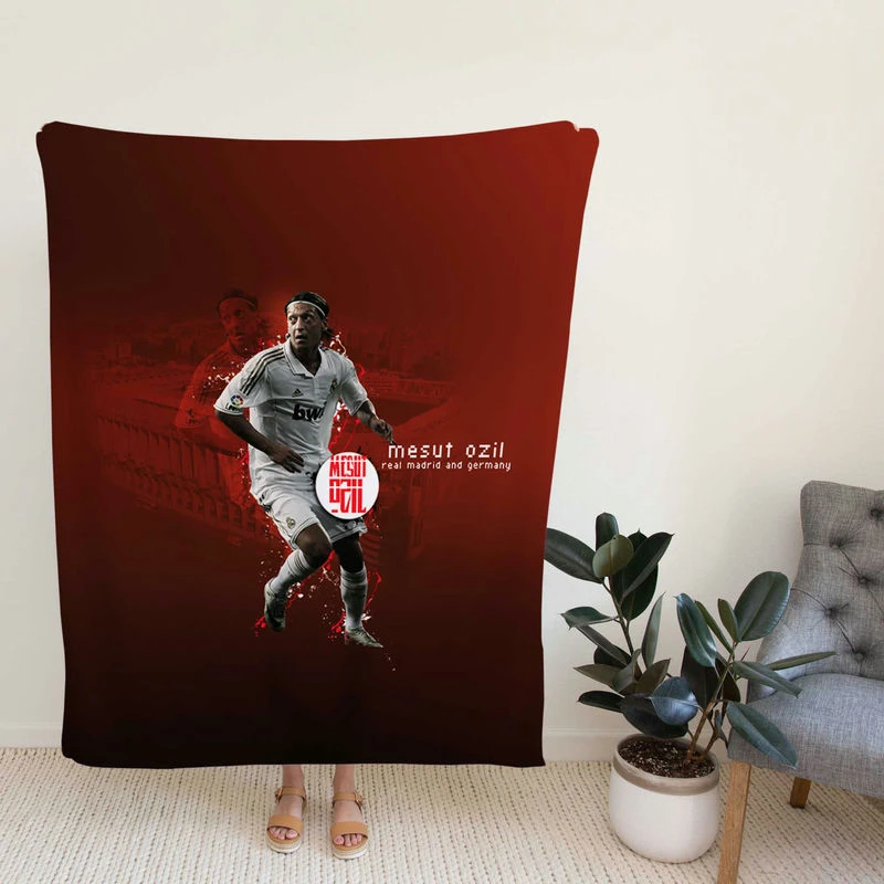 Mesut Ozil Copa de la Liga Soccer Player Fleece Blanket