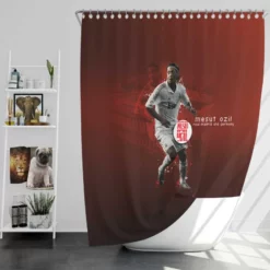 Mesut Ozil Copa de la Liga Soccer Player Shower Curtain