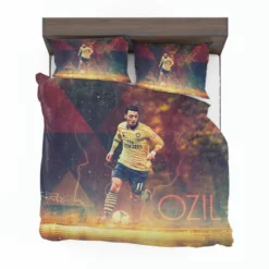 Mesut Ozil Enthusiastic FA Cup Sports Player Bedding Set 1