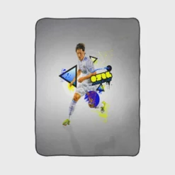 Mesut Ozil Extraordinary Football Player Fleece Blanket 1