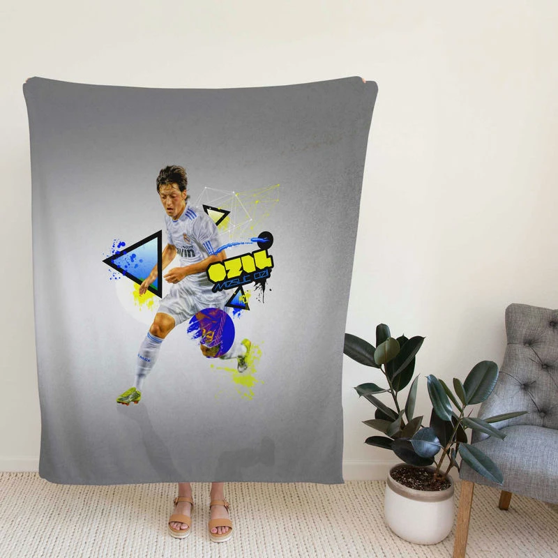 Mesut Ozil Extraordinary Football Player Fleece Blanket