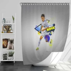 Mesut Ozil Extraordinary Football Player Shower Curtain