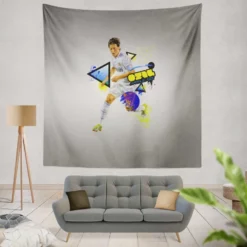 Mesut Ozil Extraordinary Football Player Tapestry