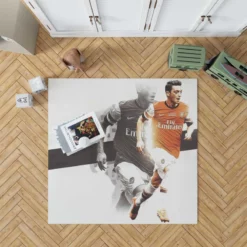 Mesut Ozil Fastidious Soccer Player Rug