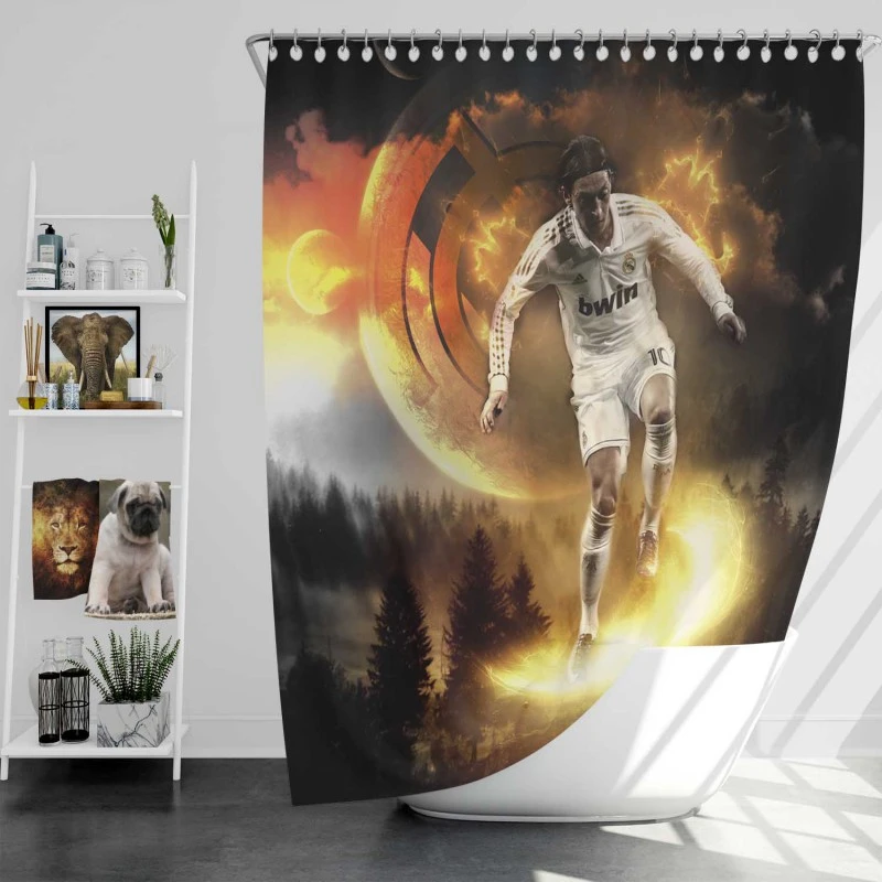 Mesut Ozil Football Player Shower Curtain