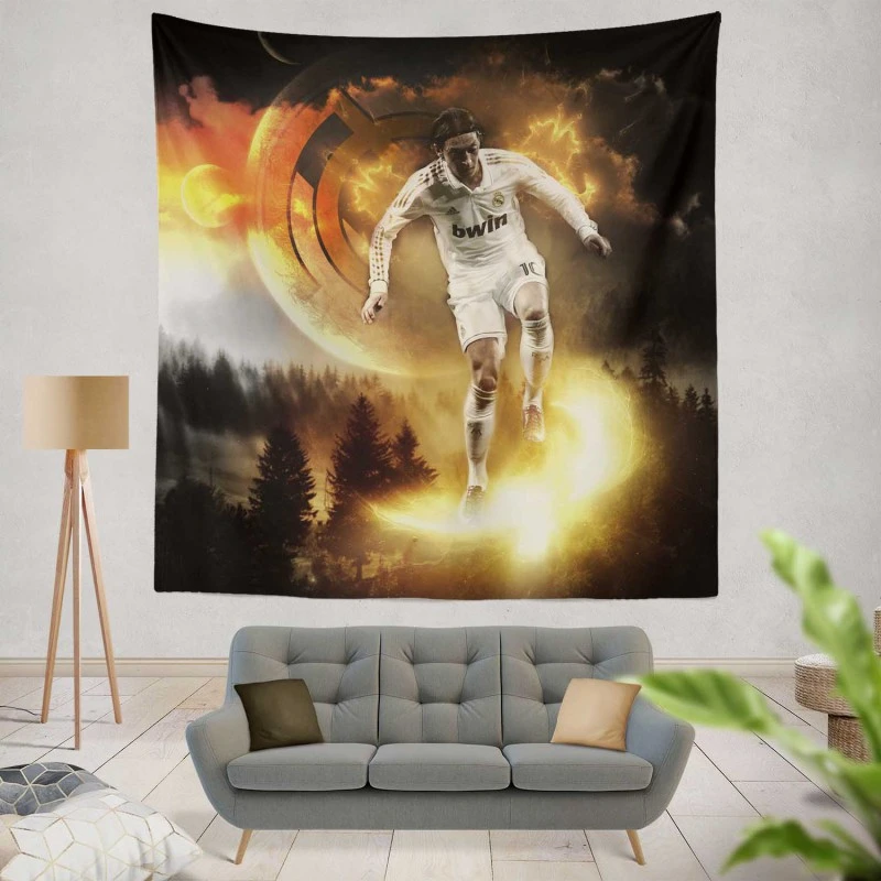 Mesut Ozil Football Player Tapestry