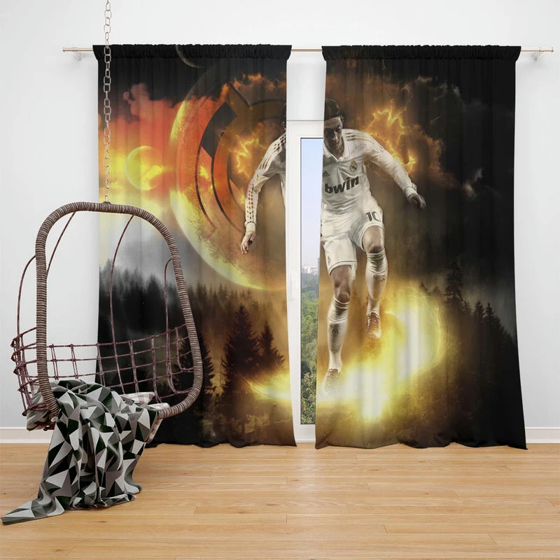 Mesut Ozil Football Player Window Curtain