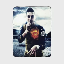 Mesut Ozil Hardy Arsenal Football Player Fleece Blanket 1