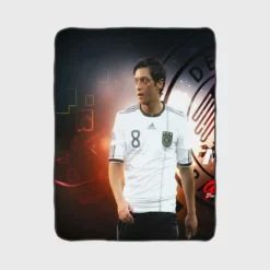 Mesut Ozil Professional Football Player Fleece Blanket 1