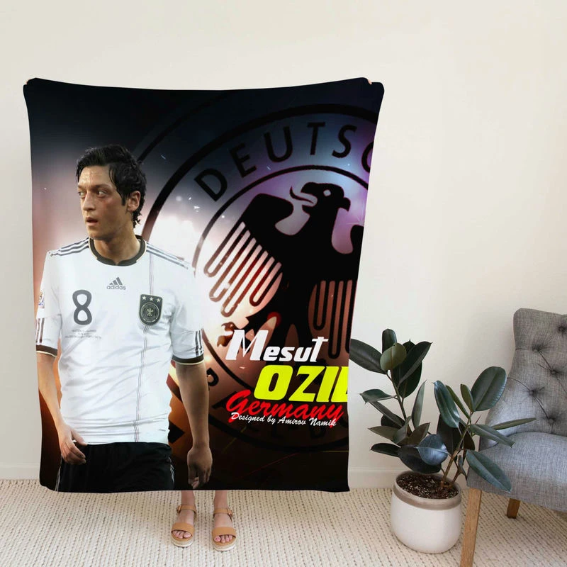 Mesut Ozil Professional Football Player Fleece Blanket