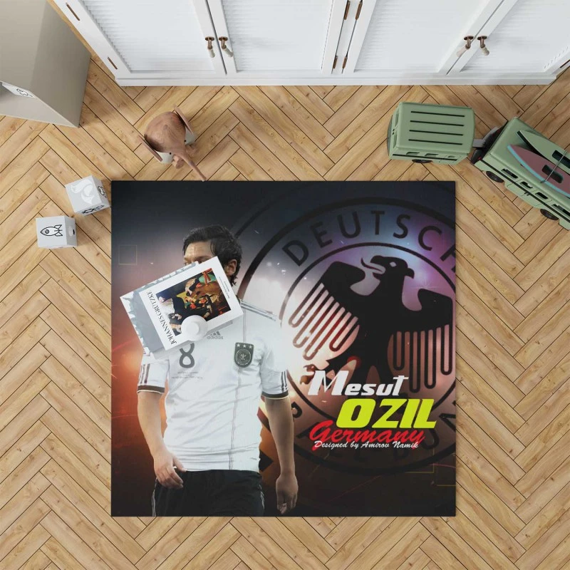 Mesut Ozil Professional Football Player Rug