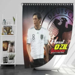 Mesut Ozil Professional Football Player Shower Curtain