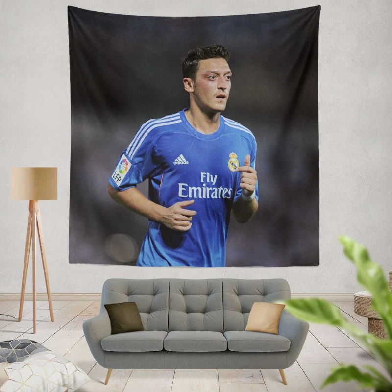 Mesut Ozil Soccer Player Tapestry