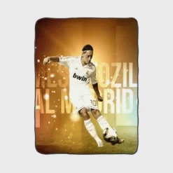 Mesut Ozil Spanish Real Madrid Footballer Fleece Blanket 1