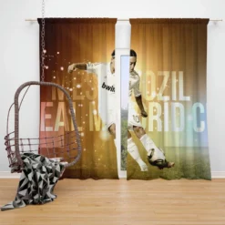 Mesut Ozil Spanish Real Madrid Footballer Window Curtain