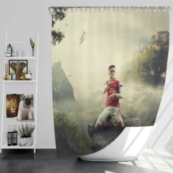 Mesut Ozil Sports Player Animated Shower Curtain