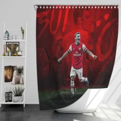 Mesut Ozil Sports Player Shower Curtain