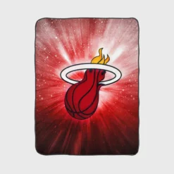 Miami Heat American Professional Basketball Team Fleece Blanket 1