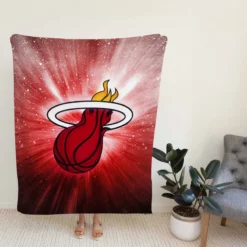Miami Heat American Professional Basketball Team Fleece Blanket
