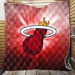 Miami Heat American Professional Basketball Team Quilt Blanket