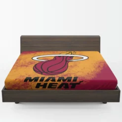 Miami Heat Energetic NBA Basketball Club Fitted Sheet 1