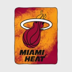 Miami Heat Energetic NBA Basketball Club Fleece Blanket 1