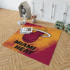 Miami Heat Energetic NBA Basketball Club Rug 1