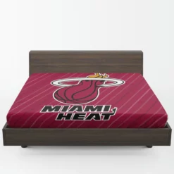 Miami Heat Popular NBA Basketball Club Fitted Sheet 1