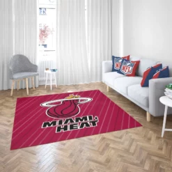 Miami Heat Popular NBA Basketball Club Rug 2