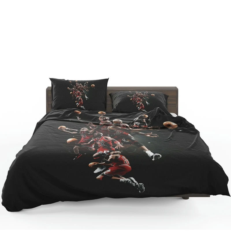 Michael Jordan Energetic NBA Basketball Player Bedding Set