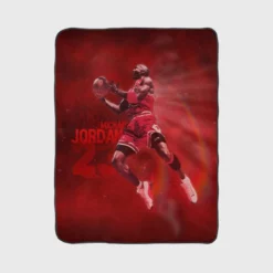 Michael Jordan Excellent NBA Basketball Player Fleece Blanket 1