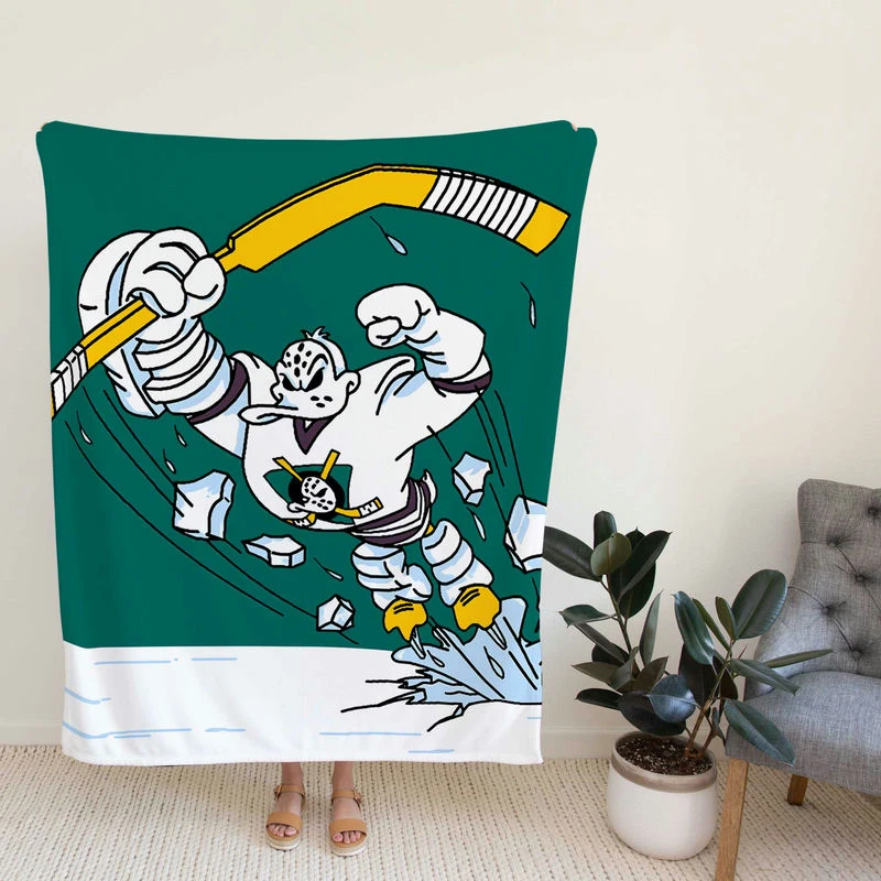 Mighty Anaheim Ducks Best NHL Ice Hockey Club in America Fleece Blanket