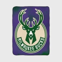 Milwaukee Bucks American Professional Basketball Team Fleece Blanket 1