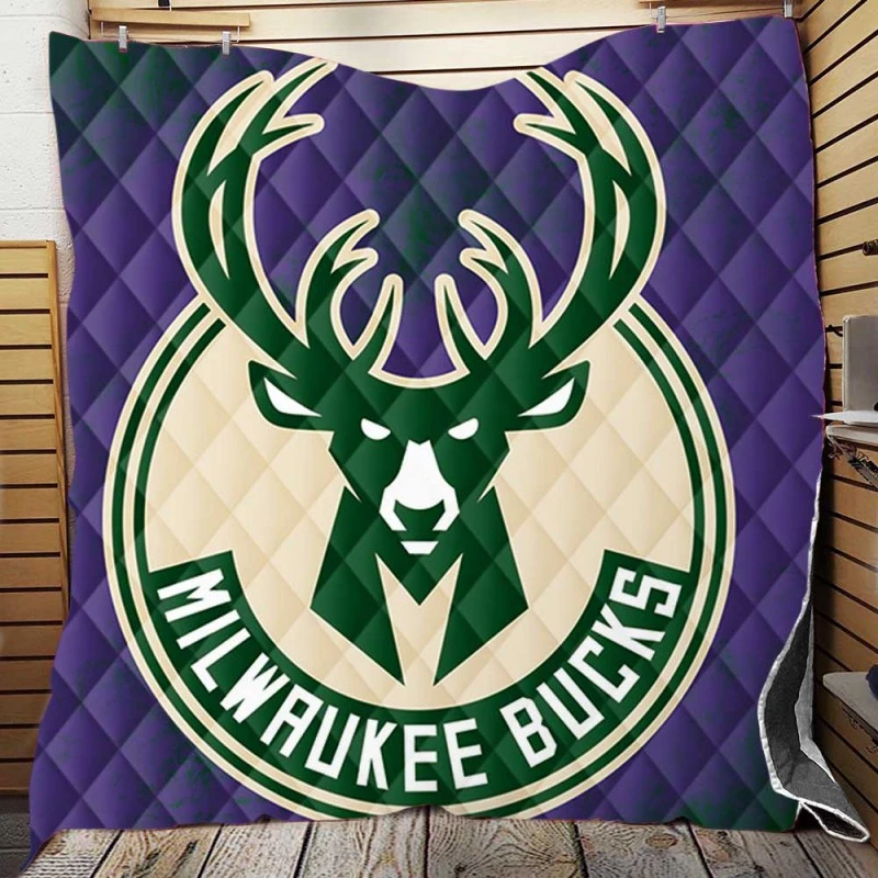 Milwaukee Bucks American Professional Basketball Team Quilt Blanket