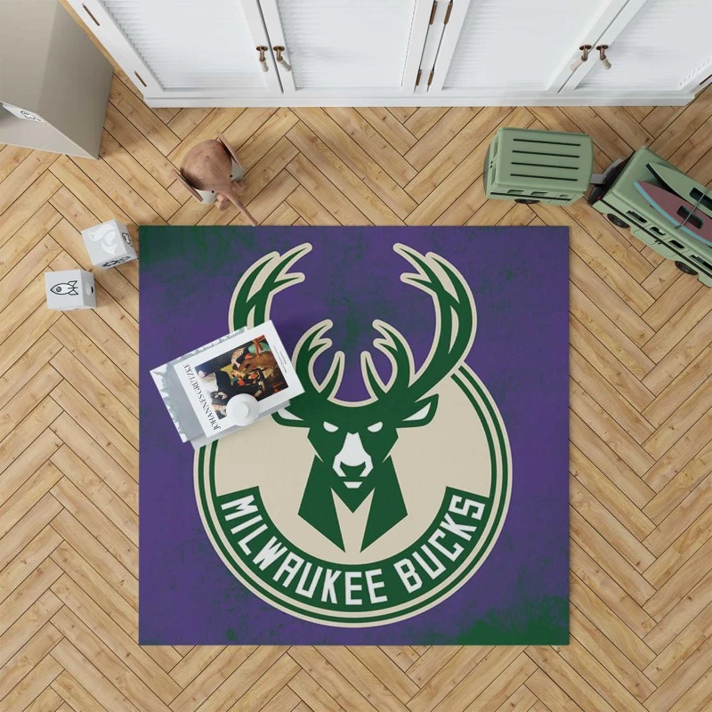 Milwaukee Bucks American Professional Basketball Team Rug