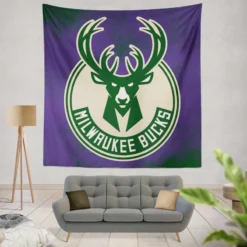 Milwaukee Bucks American Professional Basketball Team Tapestry