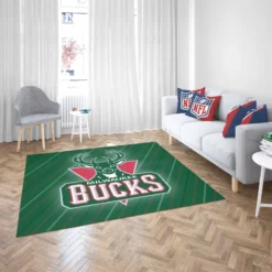 Milwaukee Bucks Conference Titles NBA Team Rug 2