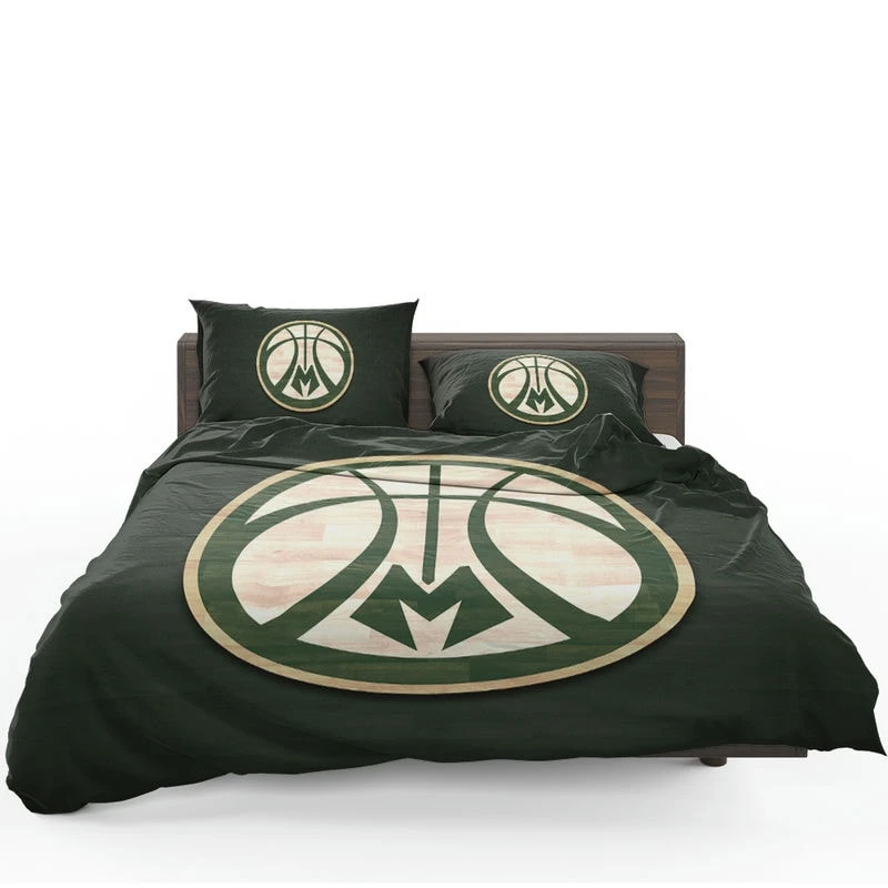 Milwaukee Bucks Energetic NBA Basketball Club Bedding Set