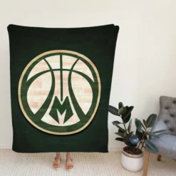 Milwaukee Bucks Energetic NBA Basketball Club Fleece Blanket