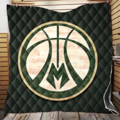 Milwaukee Bucks Energetic NBA Basketball Club Quilt Blanket