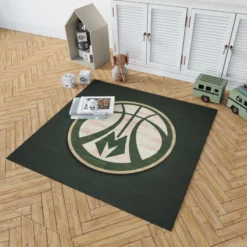 Milwaukee Bucks Energetic NBA Basketball Club Rug 1