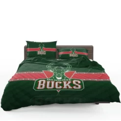 Milwaukee Bucks Excellent NBA Basketball Team Bedding Set