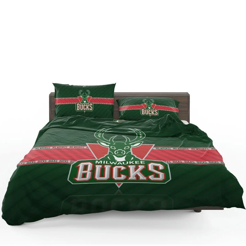 Milwaukee Bucks Excellent NBA Basketball Team Bedding Set