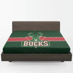 Milwaukee Bucks Excellent NBA Basketball Team Fitted Sheet 1