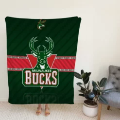 Milwaukee Bucks Excellent NBA Basketball Team Fleece Blanket