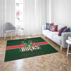 Milwaukee Bucks Excellent NBA Basketball Team Rug 2