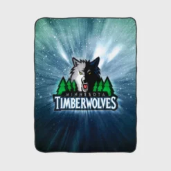 Minnesota Timberwolves Energetic NBA Club Fleece Blanket 1