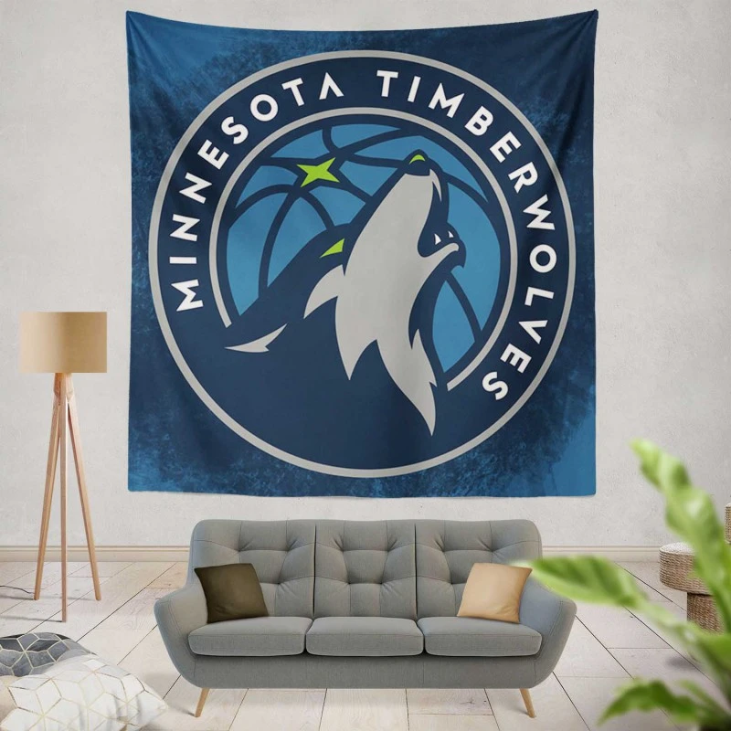 Minnesota Timberwolves Excellent NBA Team Tapestry