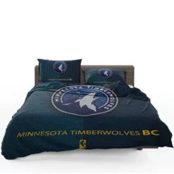 Minnesota Timberwolves Popular NBA Club Bedding Set